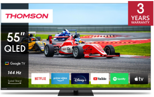 Телевізор  Thomson 55QG7C14 (Google TV, Wi-Fi, 3840x2160)