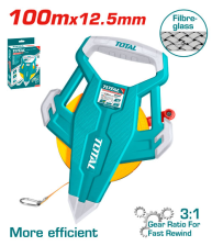 Рулетка  TOTAL TMTF131006 стрічка вимірювальна 100мх12.5мм