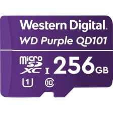 Карта пам'яті  WD microSDXC Purple SC QD101 256GB UHS-I Class 10 (WDD256G1P0C)