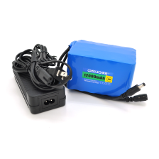 Акумулятор QiSuo 24V 12A з елементами Li-ion 18650 + зарядний пристрій 25.2V3A DC5.5x2.1, (110x76x67mm) 