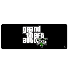 Килимок  300*800 тканинний GTA5 з боковою прошивкою, товщина 3 мм, Black, Пакет