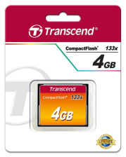 Карта пам'яті Compact Flash Transcend 4GB 133x 