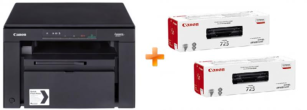 Багатофункціональний пристрій (БФП) Canon MF3010 (5252B004) + картриджи 2xCRG725 (5252B034AA)