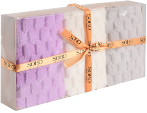  Набір рушників  SOHO. 35*75см мікроф. Sote MIX 3 шт.