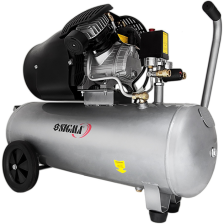 Компресор  Sigma двоциліндровий 2.5кВт 455л/хв 10бар 50л (2 крана) (7043721)