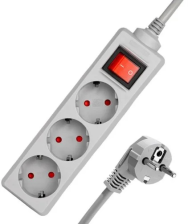 Мережевий фільтр  Logan SFG3-5 3/5m Grey