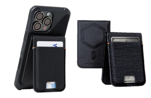 Чохол  UAG для карт магнітний з підставкою, Metropolis Wallet Kevlar, Black 964445113940