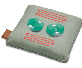 Масажна подушка  Beurer для плечей, шиї, спини, ніг,MG_139_MINT