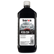 Чорнило BARVA ДЛЯ ФАБРИК ДРУКУ EPSON M1100/M3170 (110) BLACK 1 л ПІГМЕНТ (E110-726)