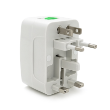 Перехідник на американка\євророзетка  Z4 3 in 1, BOX