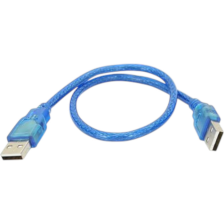 Кабель USB 2.0 AM/AM 0.3m blue Ritar (YT-AM/AM-0.3TBL)