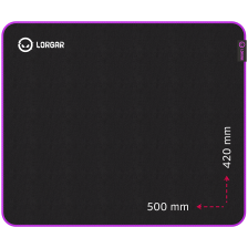 Килимок Lorgar Main 315 Black/Purple (LRG-GMP315)
