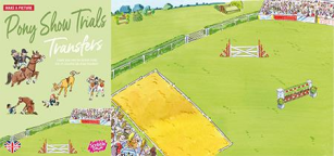 Перевідні наклейки Scribble Down Змагання Поні SD/12 SD/12