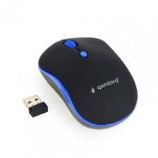 Мишка Gembird MUSW-4B-03-B Black/Blue USB