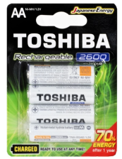 Акумулятор TOSHIBA AA/(HR6), TNH-6GAE 2600mAh 1x2 шт.