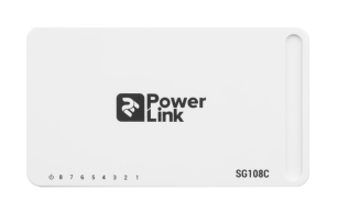Комутатор 2E PowerLink SG108C 8xGE, Гiгабитний, некерований 2E-SG108C
