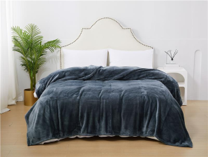 Покривало  Ardesto Delicate 160х200см, 100% поліестер, сірий ART0203DE