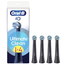 Насадка для зубної щітки  Oral-B iO Ultimate Clean Black 4ct (8700216199483)