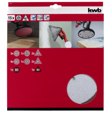 Набір шліф. паперу  Einhell