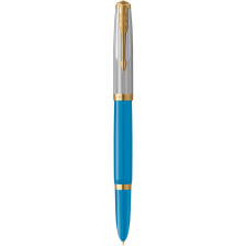 Ручка Parker PARKER 51 Premium Turquoise GT  FP F (56 411)