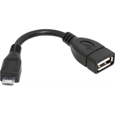Кабель USB Defender (87300) USB OTG microUSB(M)—USB(F), 8см