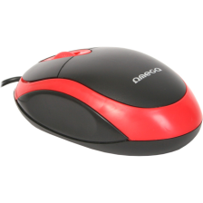 Мишка OMEGA OM-06V OPTICAL 1200DPI VALUE LINE BLACK/RED [41646]