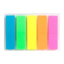 Стікер-закладка  Axent Plastic bookmarks 5х12х45mm, 125шт (D2450-01)