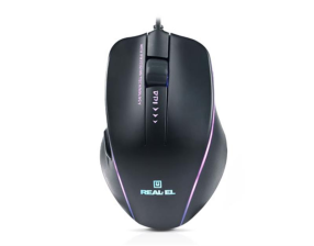 Мишка REAL-EL RM-747 Black USB