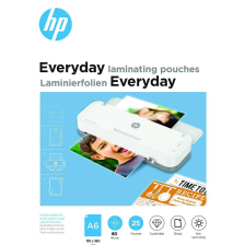 Плівка для ламінування  HP Everyday Laminating Pouches, A6, 80 Mic, 110 x 160, 25 pcs (9156) (838142) 