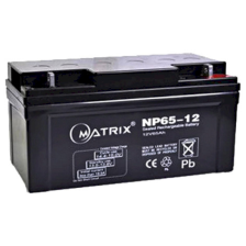 Акумуляторна батарея для ДБЖ Matrix 12V 65AH (NP65-12)