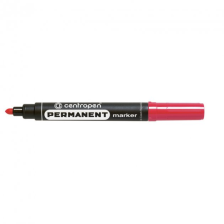 Маркер Centropen Permanent 8566 2,5 мм, round tip, red (8566/02)