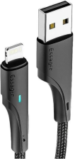 Кабель  Essager Rousseau 2.4A AM / Lightning 0.25m Black (EXCL-LSB01)