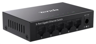 Комутатор  TENDA TEG1005M 5xGE, Некерований TEG1005M