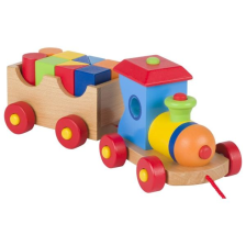 Дерев'яна каталка  goki Поїзд Лондон 55959G