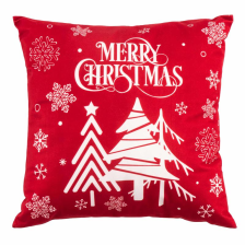 Подушка декоративна Ardesto Christmas 45х45см, 100% поліестер, червоний ART1032HT