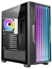 Корпус  AZZA Guardian Glass Black with window (CSAZ-520BG)