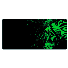 Килимок  300*700 тканинний Green tiger з боковою прошивкою, товщина 2 мм, Black, Пакет