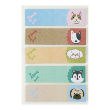 Стікер-закладка  ZiBi паперові KIDS Line DOGS 45x12 мм 5 x 20 аркушів (ZB.15101)