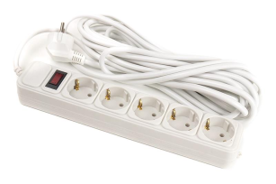 Мережевий фільтр PowerPlant JY-1056/7 5 розеток, 7 м