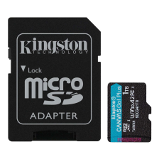 Карта пам'яті  Kingston 1TB microSDXC сlass 10 UHS-I U3 V30 A2 Canvas Go Plus G4 (SDCG4/1TB)