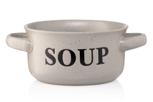 Бульйонниця  Ardesto Alcor, 550 мл, сіра, кераміка AR3476GR