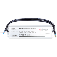 Блок живлення  HiSmart 12V, 20A, 240W, PFC, IP67