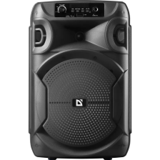 Колонка Boomer 12, 15Вт, Bluetooth/FM/USB/LED/AUX чорна