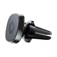 Автомобільний тримач  Baseus Privity Series Pro Air outlet Magnet Bracket (Genuine leather) Black
