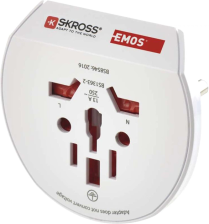 Адаптер Travel Adapter EU to USA,GB,JP,CN,AU,DE,HU,SI CZ,SK,PL EMOS (P0055N)