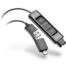 Перехідник  Poly DA85-M USB > QD із вбудованим пультом керування для гарнітур EncorePro, (786C8AA)