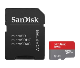 Карта пам'яті SanDisk Ultra microSDXC 1TB + SD Adapter 150MB/s  A1 Class 10 UHS-I, EAN: 619659200589