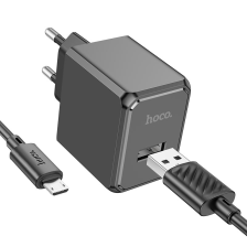 Зарядний пристрій HOCO CS11A Ocean single port charger set(Micro) 10.5W Black