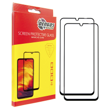 Скло захисне  Dengos для Samsung Galaxy A16 SM-A165 Black Full Glue (DG-TG2P-61) 2шт