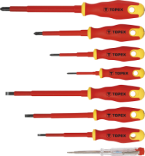 Набір викруток Topex 1000В, 8 шт. (39D674)